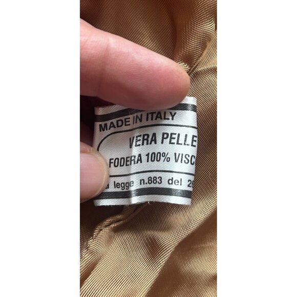 Vtg Vinci Vera Pelle Suede Italian Jacket XL 46-48 Genuine Leather Buttery Soft - Picture 7 of 16